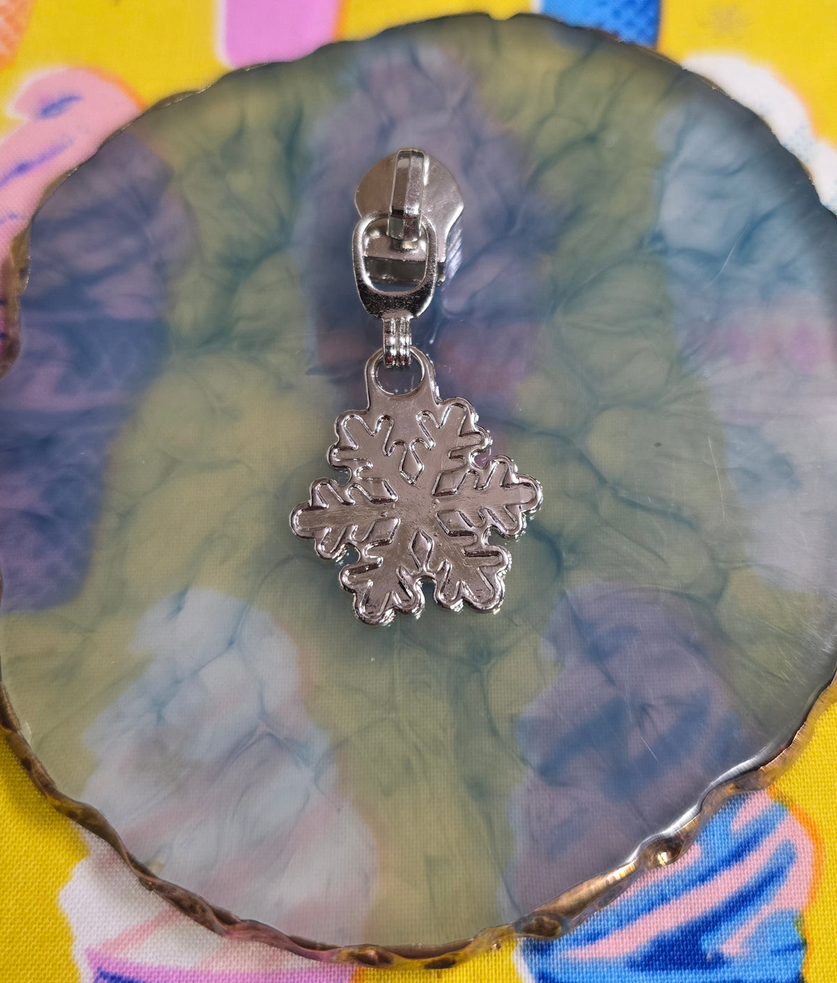 Size 5# SNOWFLAKE zip pulls NEW