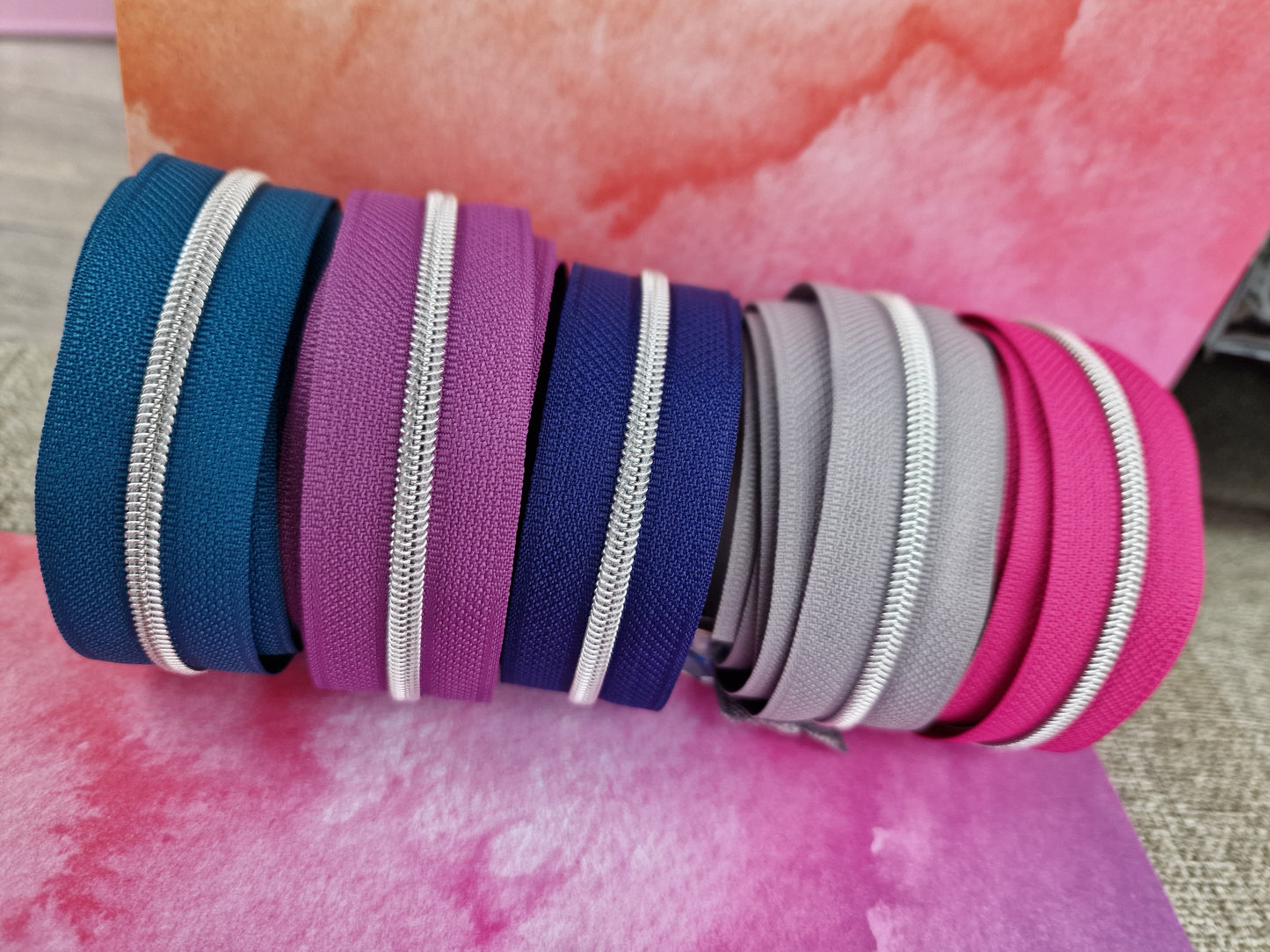 SASSY Silver Zip and zip pull Bundle size 3#FREE POSTAGE OFFER