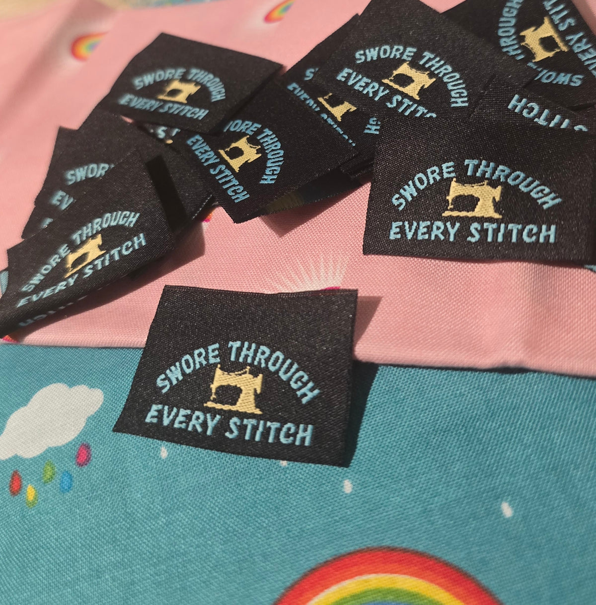 FUN Labels SWORE THROUGH EVERY STITCH