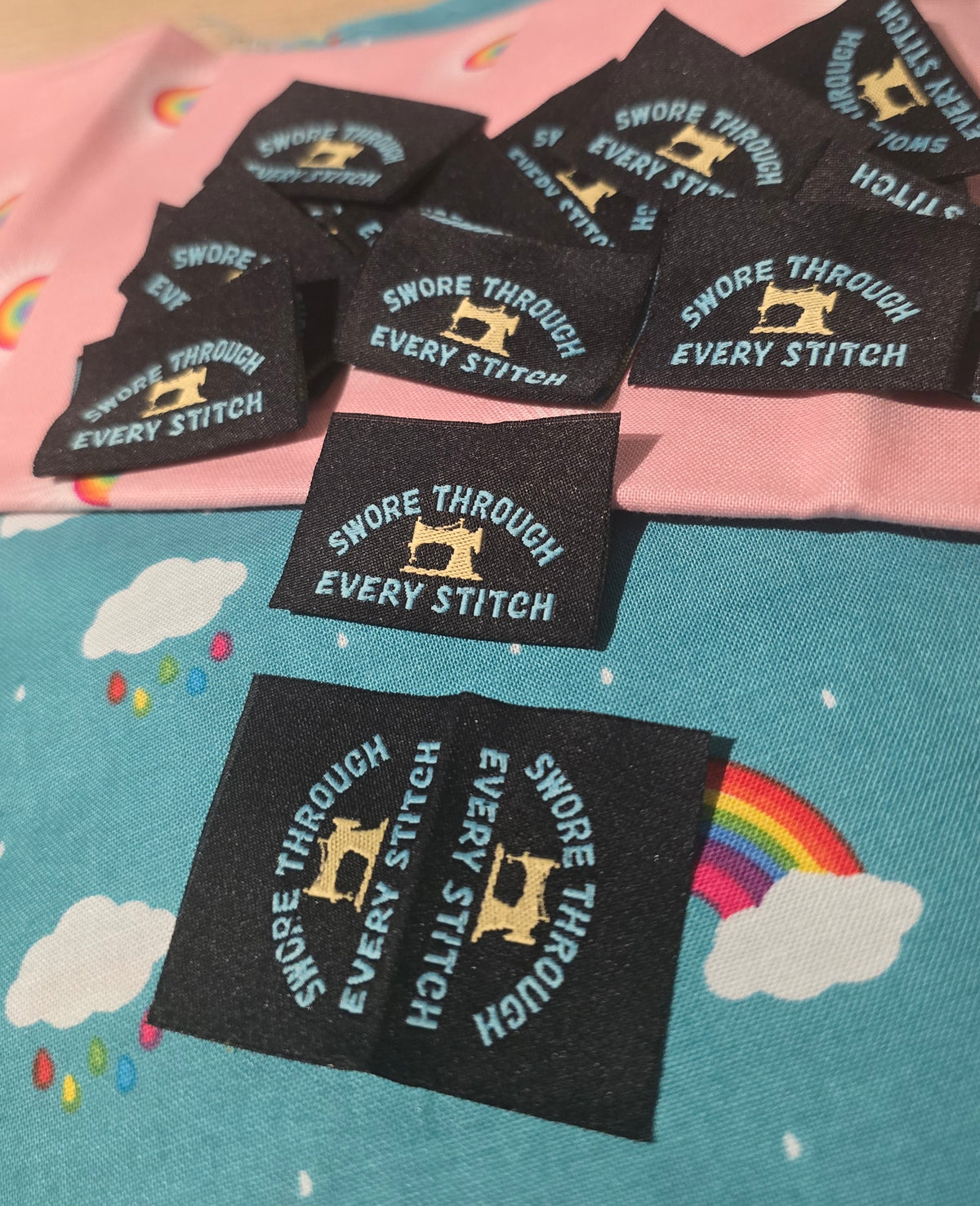 FUN Labels SWORE THROUGH EVERY STITCH