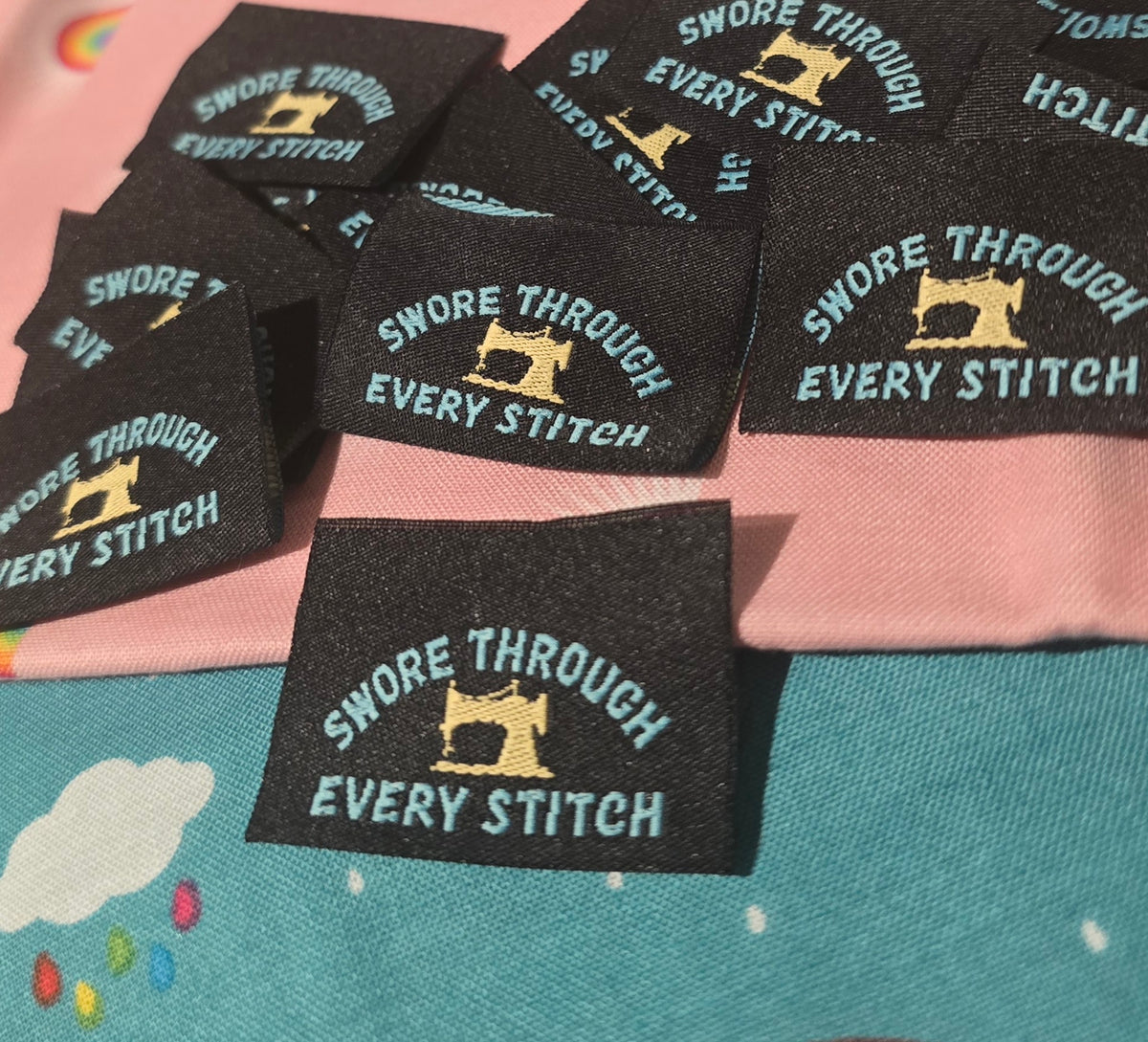 FUN Labels SWORE THROUGH EVERY STITCH