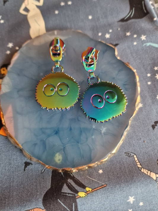 Size 5# Rainbow SOOT SPRITE zipper pulls