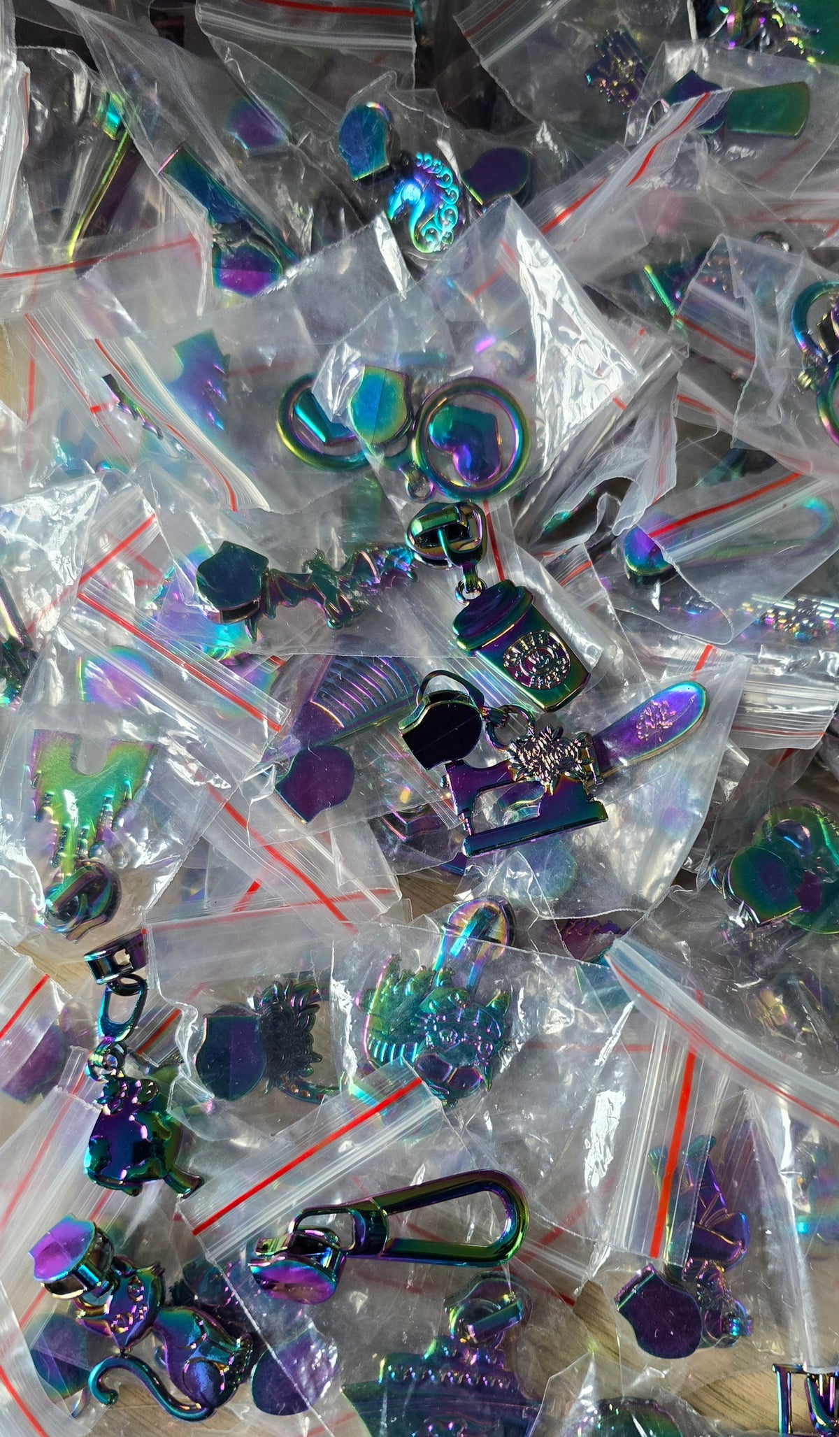 Pack of 10 RANDOM MIX pulls size 5# RAINBOW