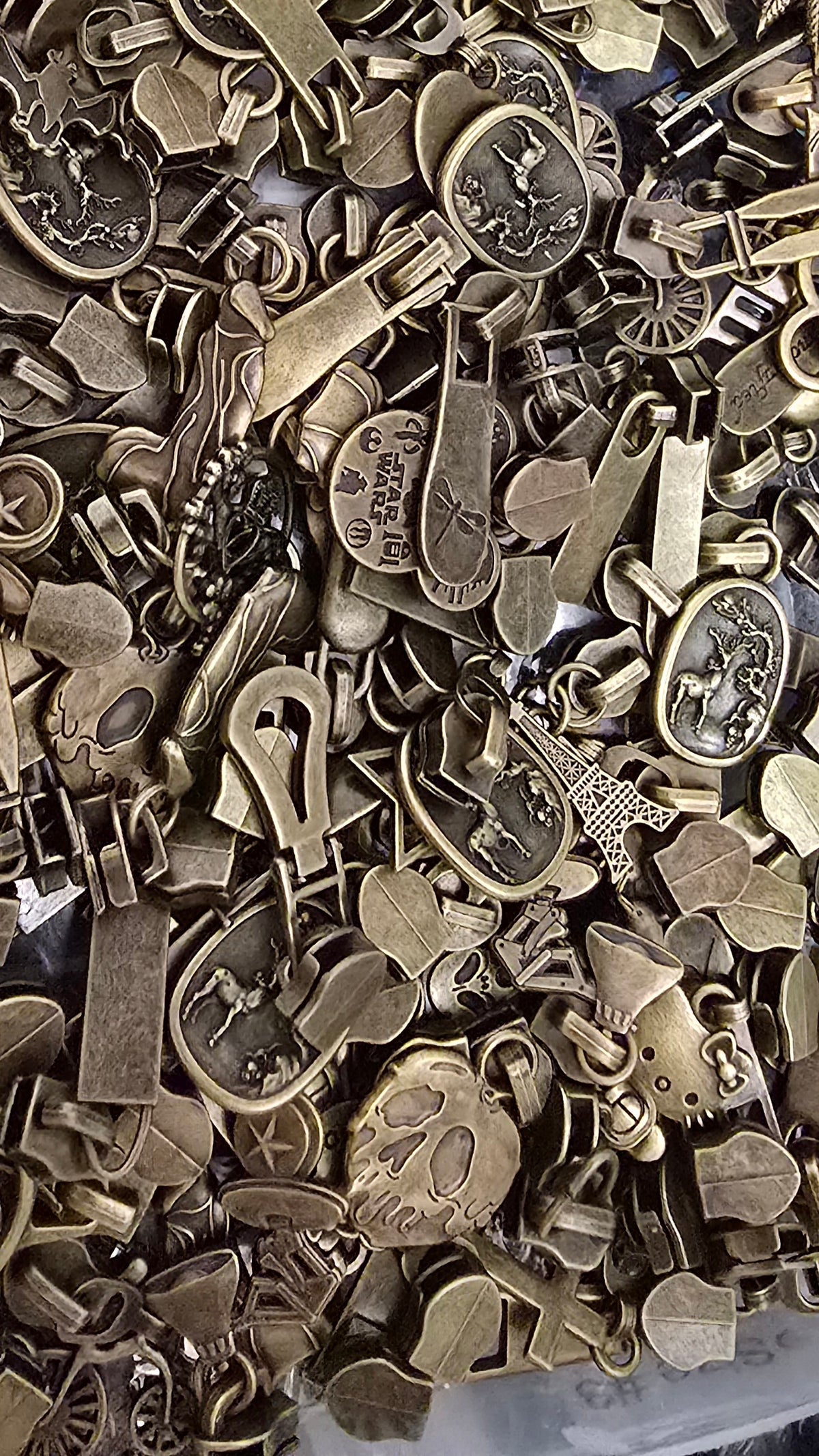 Pack of 10 RANDOM MIX pulls size 5# ANTIQUE BRASS