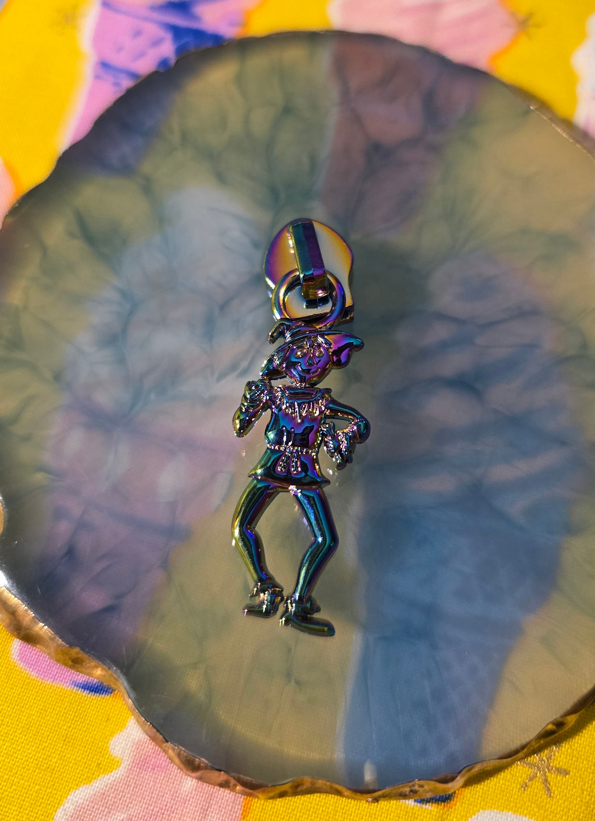 Size 5# SCARECROW design zip pulls SALE