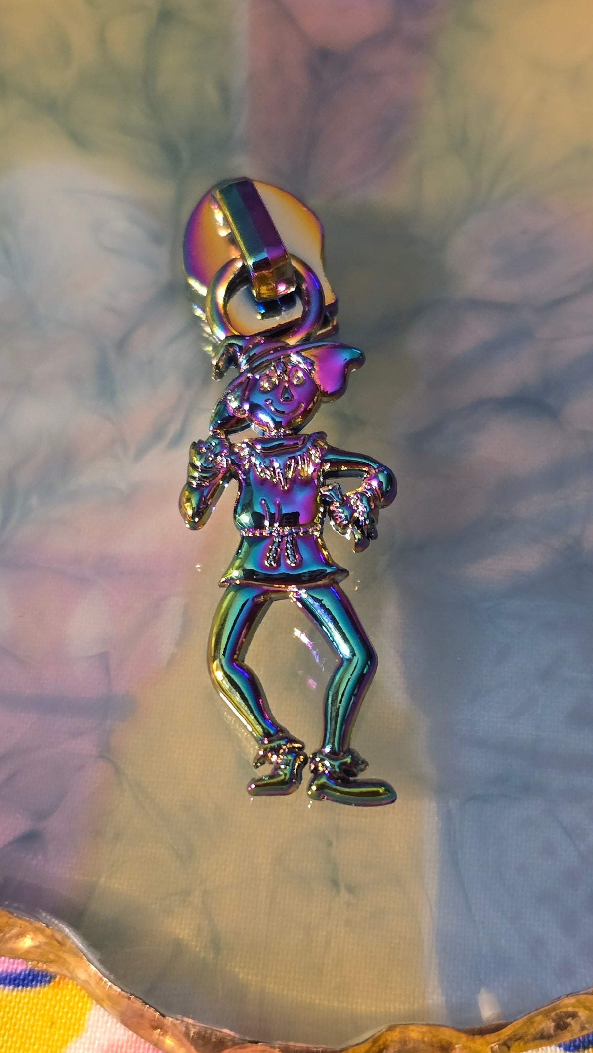 Size 5# SCARECROW design zip pulls SALE