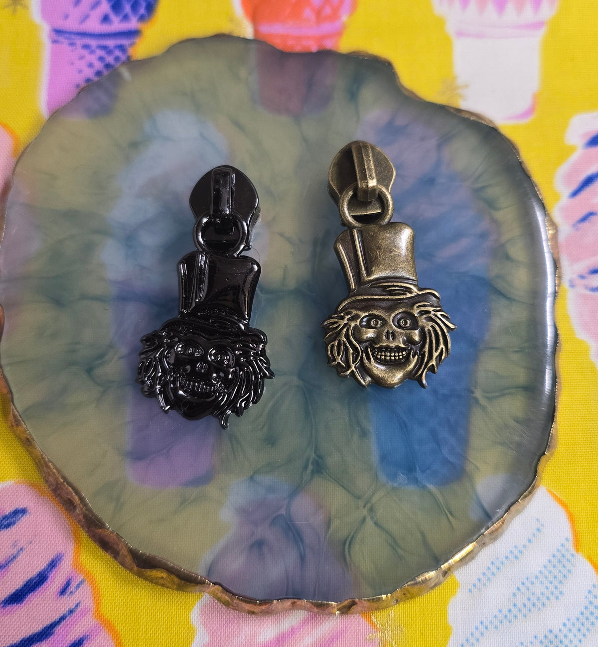 Size 5# HALLOWEEN spooky zip pulls SALE