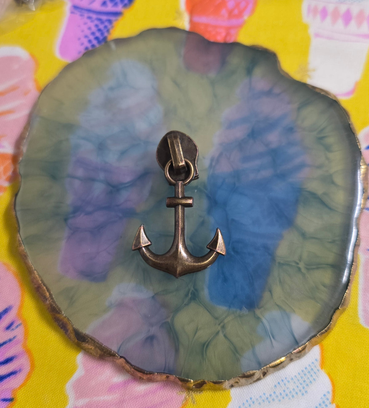 Size 5# ANCHOR design zip pulls SALE