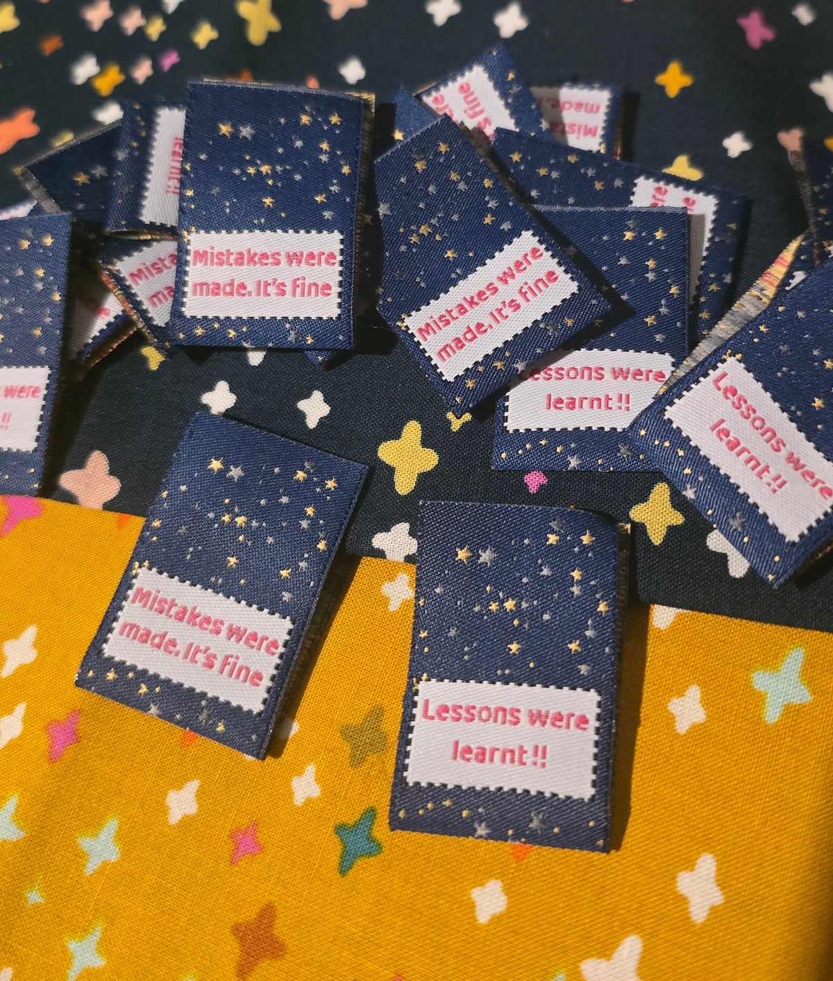 FUN labels  MISTAKES WERE MADE