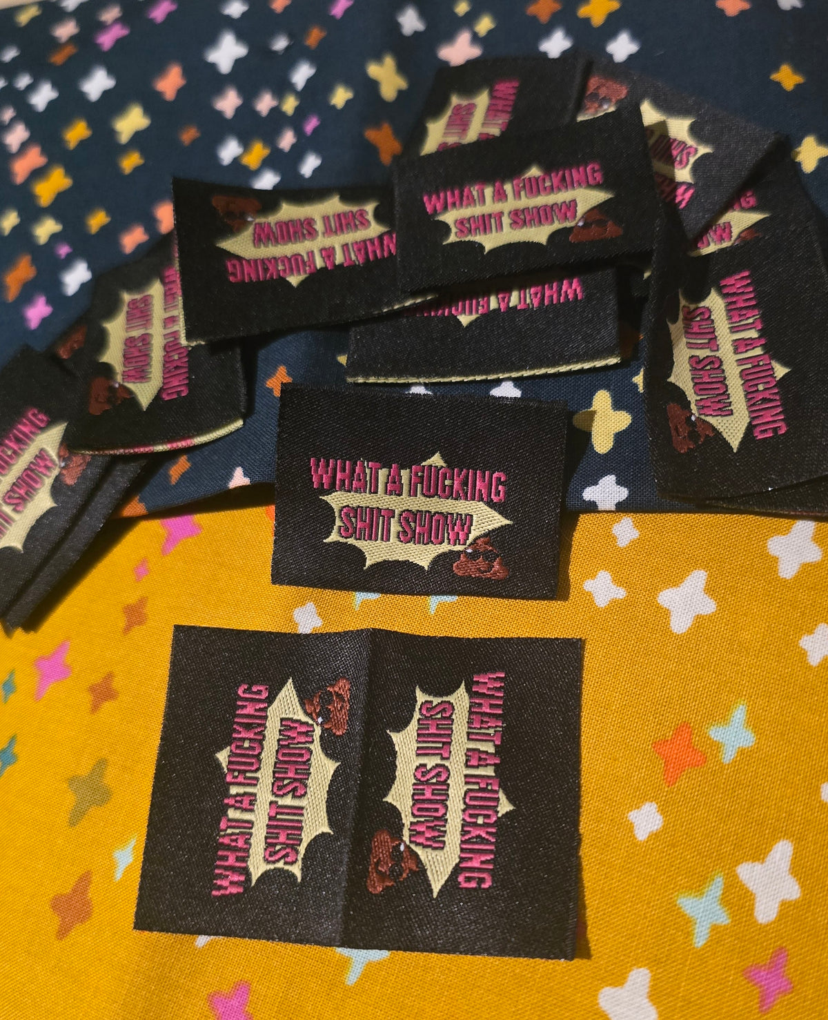 Sweary labels SH.T SHOW fun labels