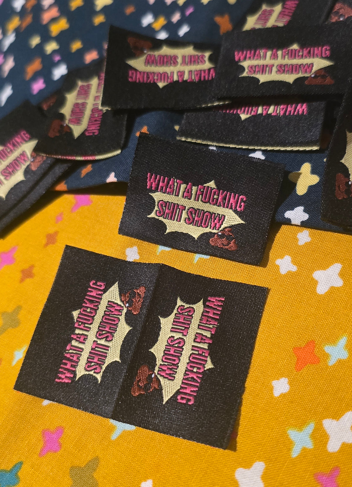 Sweary labels SH.T SHOW fun labels