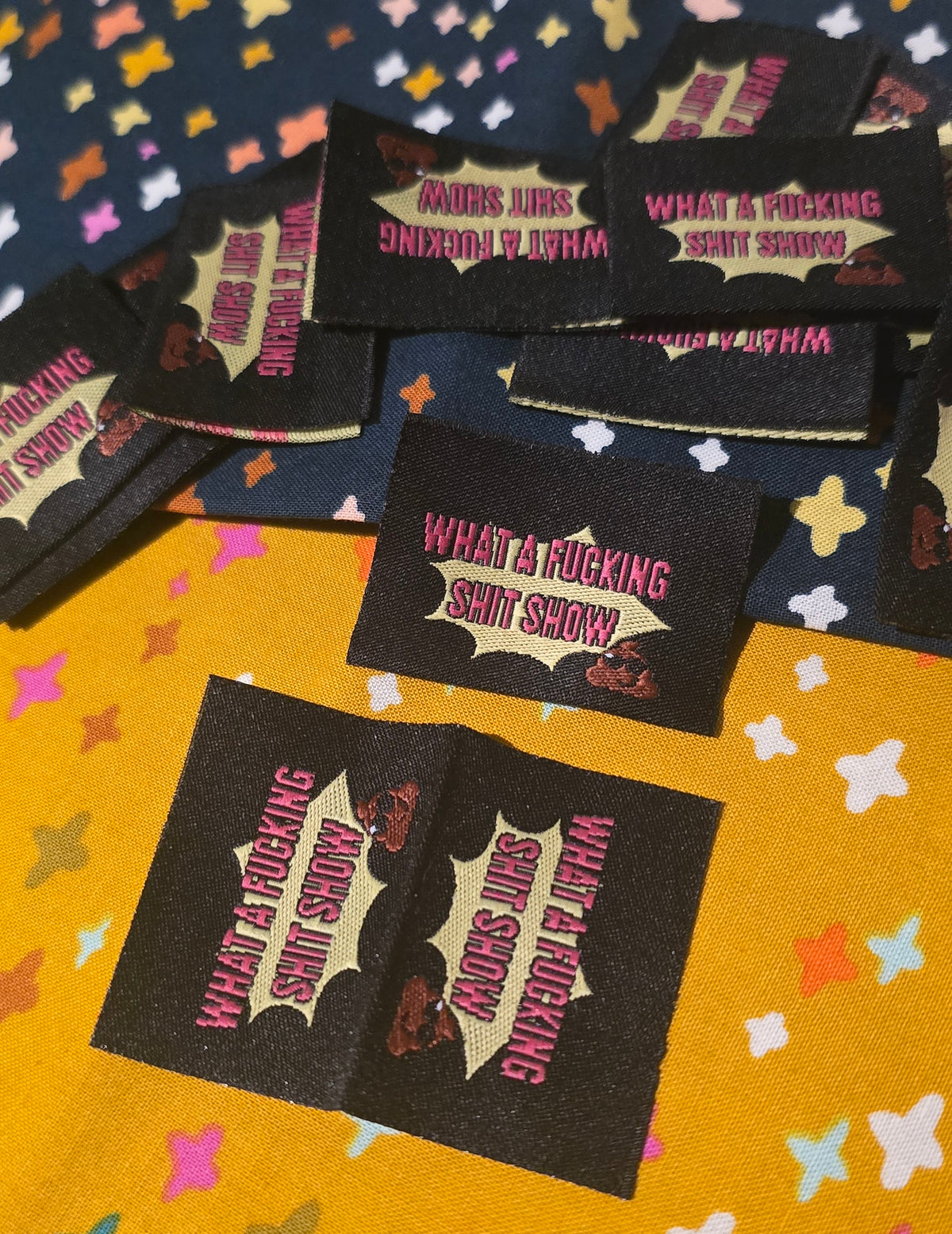 Sweary labels SH.T SHOW fun labels